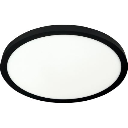 LED Stropní svítidlo LED/24W/230V 3000/4000/6500K pr. 30 cm černá